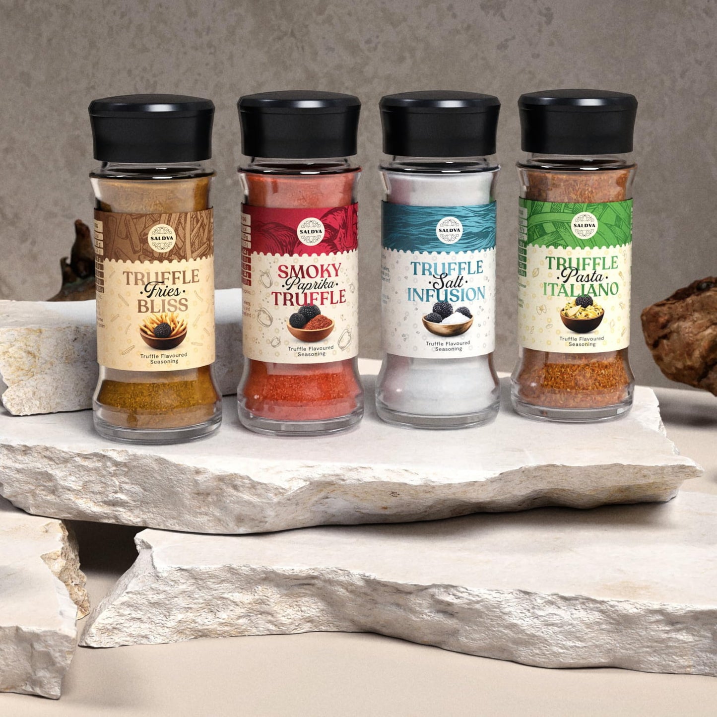 Premium Truffle Steak & BBQ Rub – Limited Edition Gourmet Seasoning – Infused with Truffles for Luxurious Flavour – Unique Blend of Spices - Large Jar (200g)