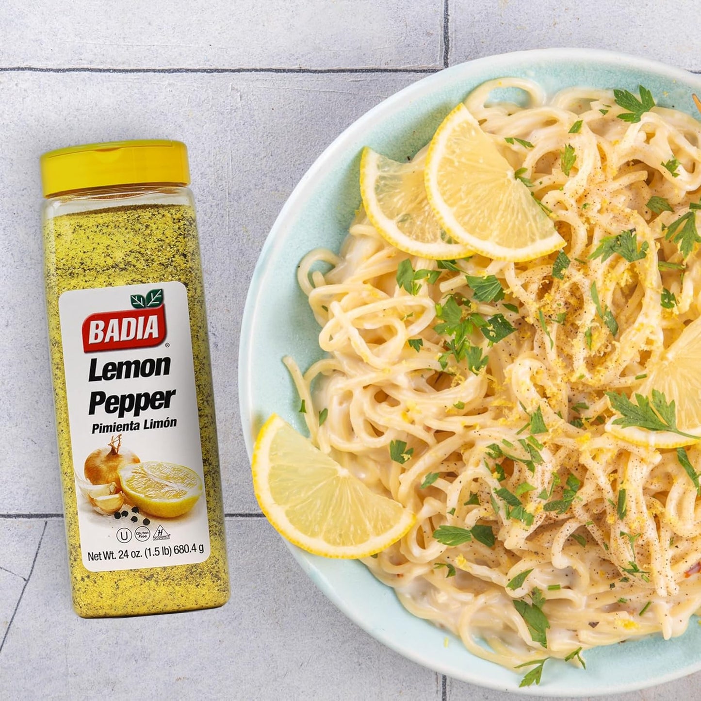 Badia Lemon Pepper Seasoning Catering Size 680.4g