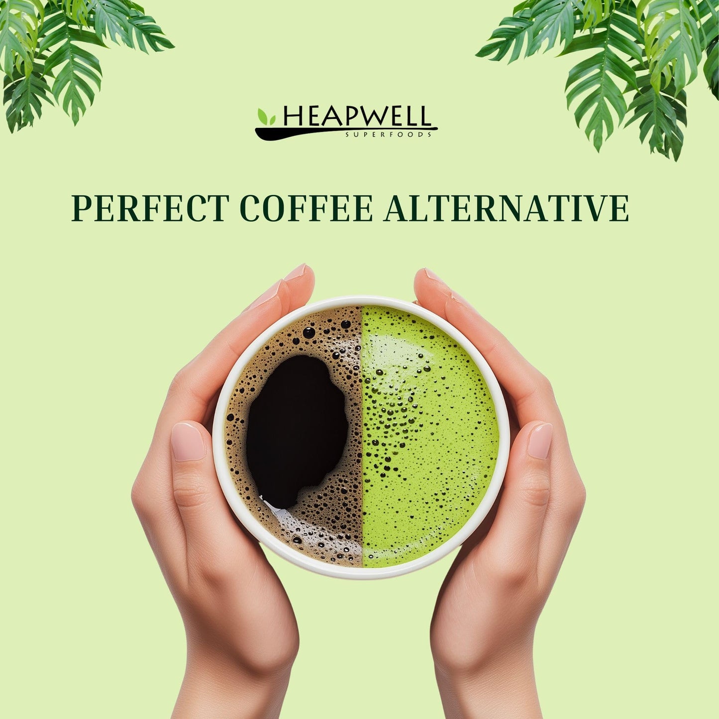 Heapwell Matcha Powder - 50g | High Grade Japanese Premium Green Tea Powder | Great Taste Award Winner | Perfect for Tea, Lattes & Smoothies | Contains L-Theanine & Antioxidants | Vegan & Gluten-Free