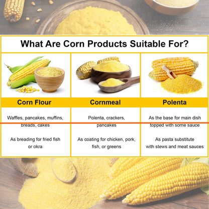 Africa Select Cornmeal Fine 4kg | Premium Milled Maize | Family Pack