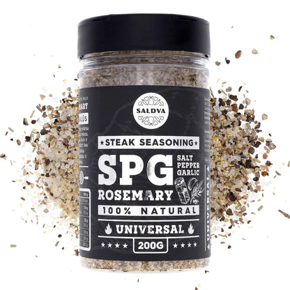 Premium Truffle Steak & BBQ Rub – Limited Edition Gourmet Seasoning – Infused with Truffles for Luxurious Flavour – Unique Blend of Spices - Large Jar (200g)