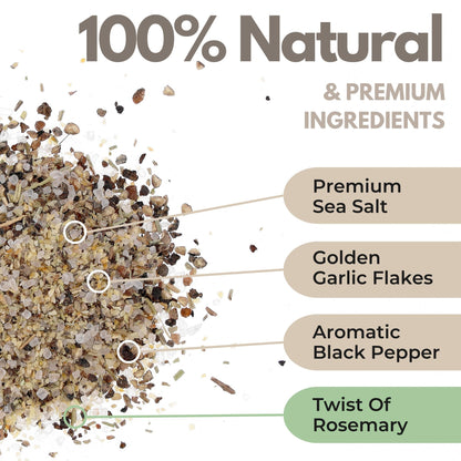 Premium Truffle Steak & BBQ Rub – Limited Edition Gourmet Seasoning – Infused with Truffles for Luxurious Flavour – Unique Blend of Spices - Large Jar (200g)