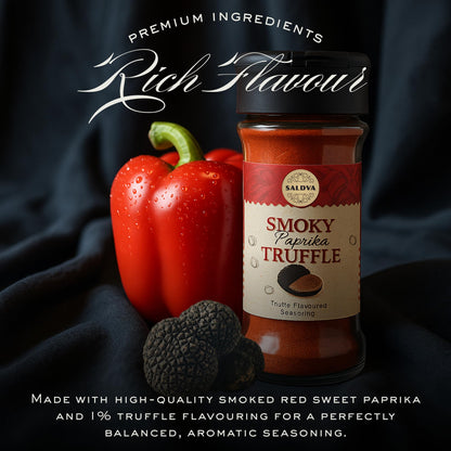 Premium Truffle Steak & BBQ Rub – Limited Edition Gourmet Seasoning – Infused with Truffles for Luxurious Flavour – Unique Blend of Spices - Large Jar (200g)