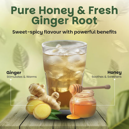 Dalgety Sorrel/Hibiscus & Ginger Herbal Infusion 3x45g Cartons (3 Pack) 100% Natural, Caffeine-Free Tea (Total 54 Teabags); Our Delicious Tea Builds the Immune System, Fights Fatigue & Boosts Energy