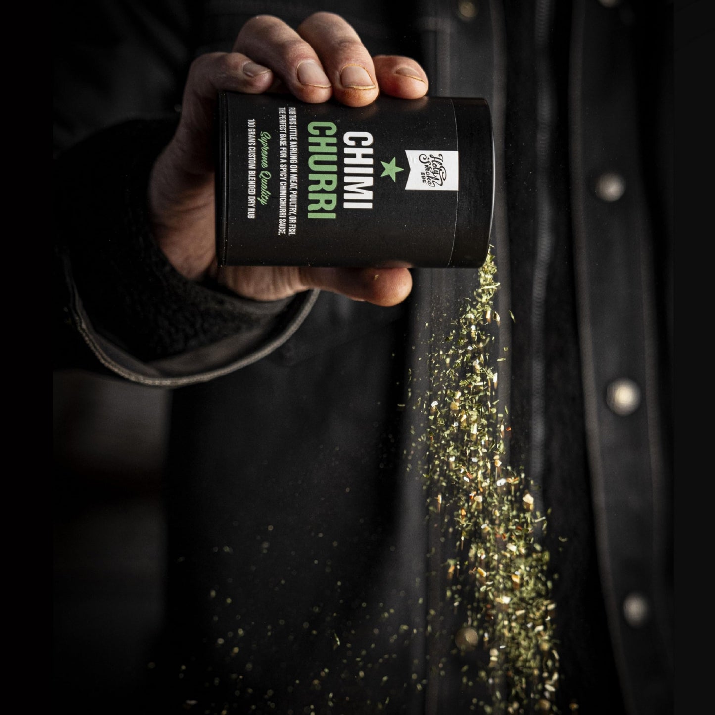 Supreme Chimichurri Dry Rub 100% Natural Handmade Tangy BBQ Seasoning Steak Rub Argentine Green Steak Seasoning Barbecue Spices for Meat Fish Brisket Chicken Turkey No Msg & Low Salt 3.5oz