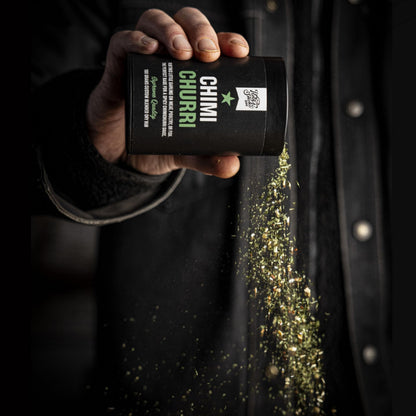 Supreme Chimichurri Dry Rub 100% Natural Handmade Tangy BBQ Seasoning Steak Rub Argentine Green Steak Seasoning Barbecue Spices for Meat Fish Brisket Chicken Turkey No Msg & Low Salt 3.5oz