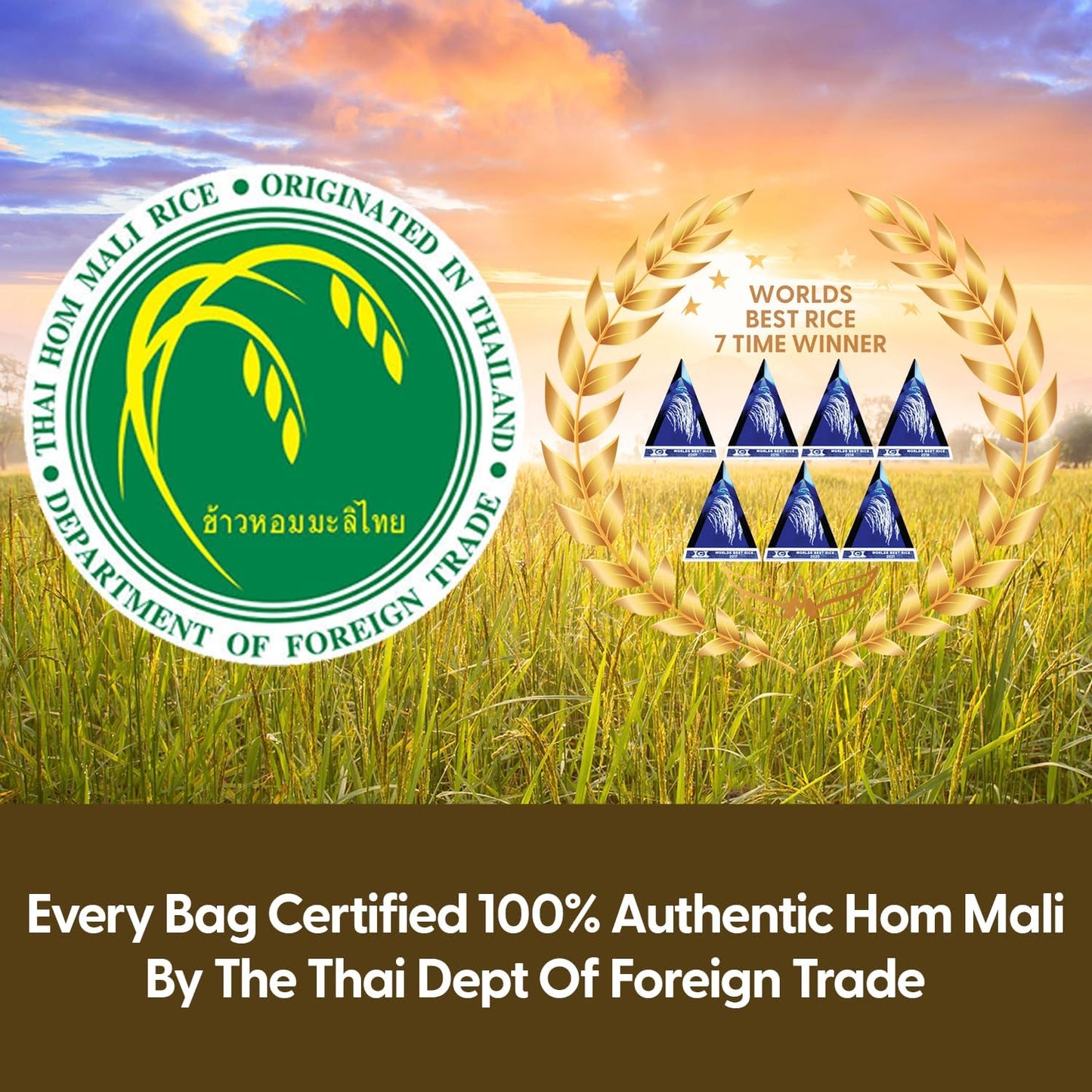 Yum Asia Thai Hom Mali Premium Jasmine Brown Rice - 5kg