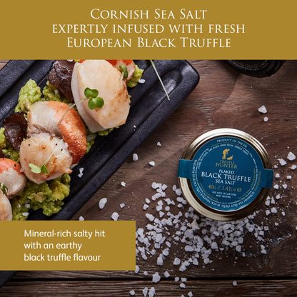 TruffleHunter - Black Truffle Dust - Umami Seasoning - Gourmet Condiments - 65g