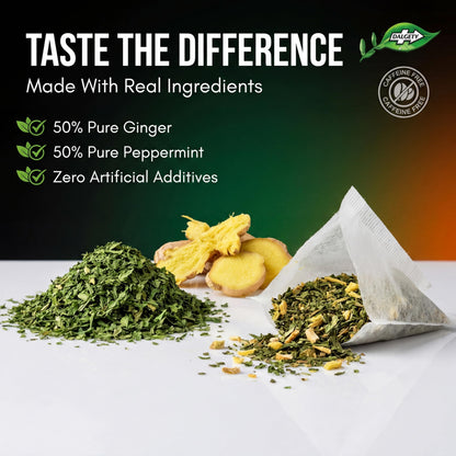Dalgety Peppermint and Ginger Herbal Infusion 40g Cartons (3 Pack) 100% Natural, Caffeine Free Tea (Total 54 Teabags); Delicious and Packed with Unique Health Benefits