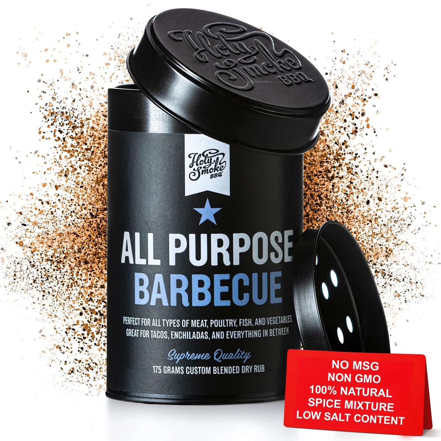 Supreme Chimichurri Dry Rub 100% Natural Handmade Tangy BBQ Seasoning Steak Rub Argentine Green Steak Seasoning Barbecue Spices for Meat Fish Brisket Chicken Turkey No Msg & Low Salt 3.5oz