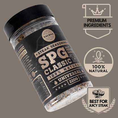 Premium Truffle Steak & BBQ Rub – Limited Edition Gourmet Seasoning – Infused with Truffles for Luxurious Flavour – Unique Blend of Spices - Large Jar (200g)