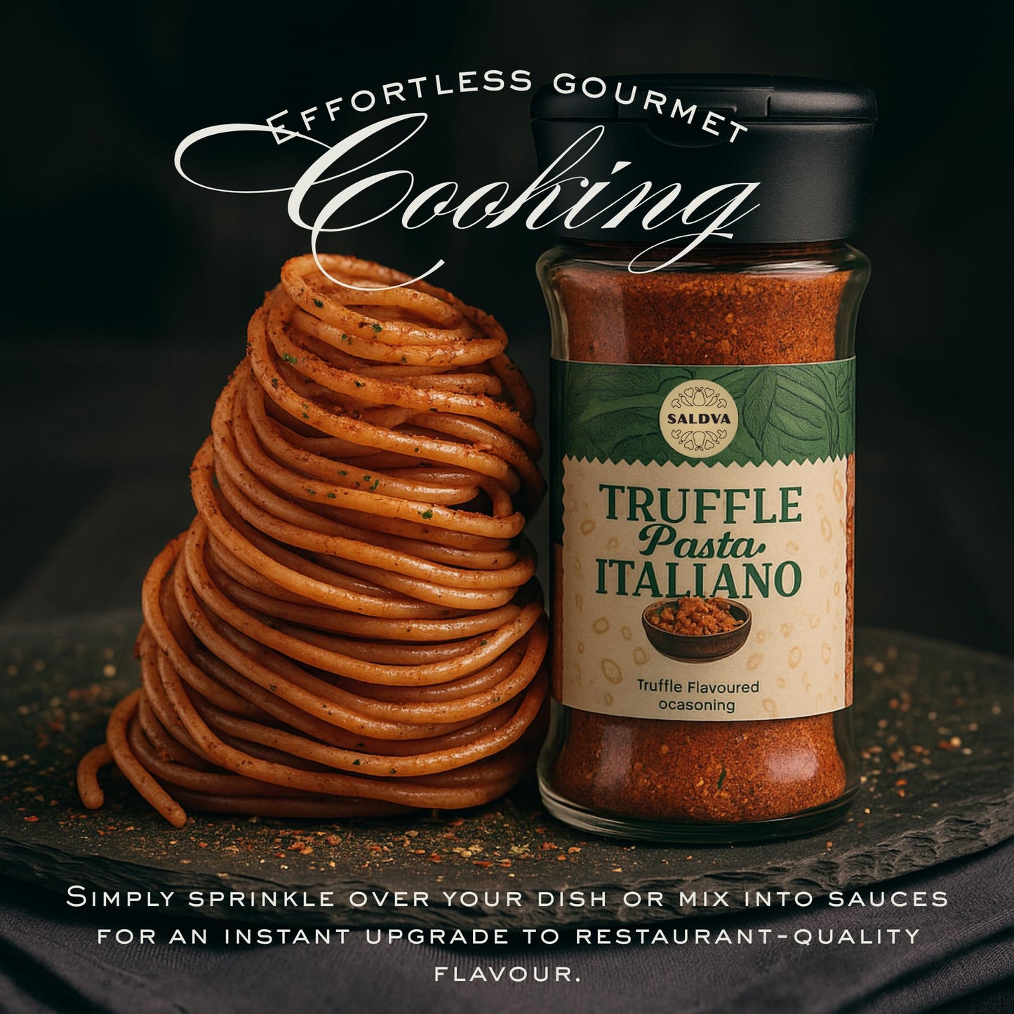 Premium Truffle Steak & BBQ Rub – Limited Edition Gourmet Seasoning – Infused with Truffles for Luxurious Flavour – Unique Blend of Spices - Large Jar (200g)