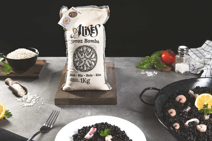Alises - 1 Kg Paella Rice Bahia D.O. Valencia - Arroz Bahia, Spanish Premium Rice for Paella