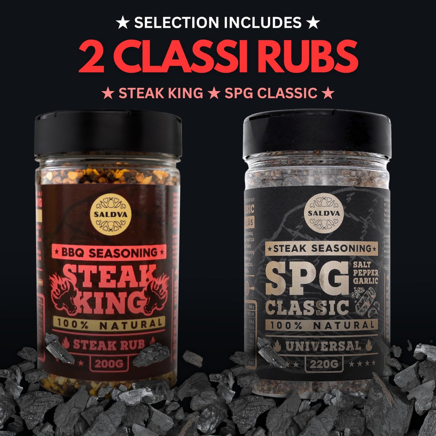 Premium Truffle Steak & BBQ Rub – Limited Edition Gourmet Seasoning – Infused with Truffles for Luxurious Flavour – Unique Blend of Spices - Large Jar (200g)
