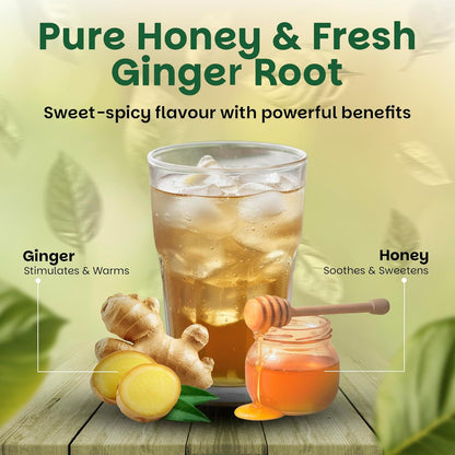 Dalgety Sorrel/Hibiscus & Ginger Herbal Infusion 3x45g Cartons (3 Pack) 100% Natural, Caffeine-Free Tea (Total 54 Teabags); Our Delicious Tea Builds the Immune System, Fights Fatigue & Boosts Energy