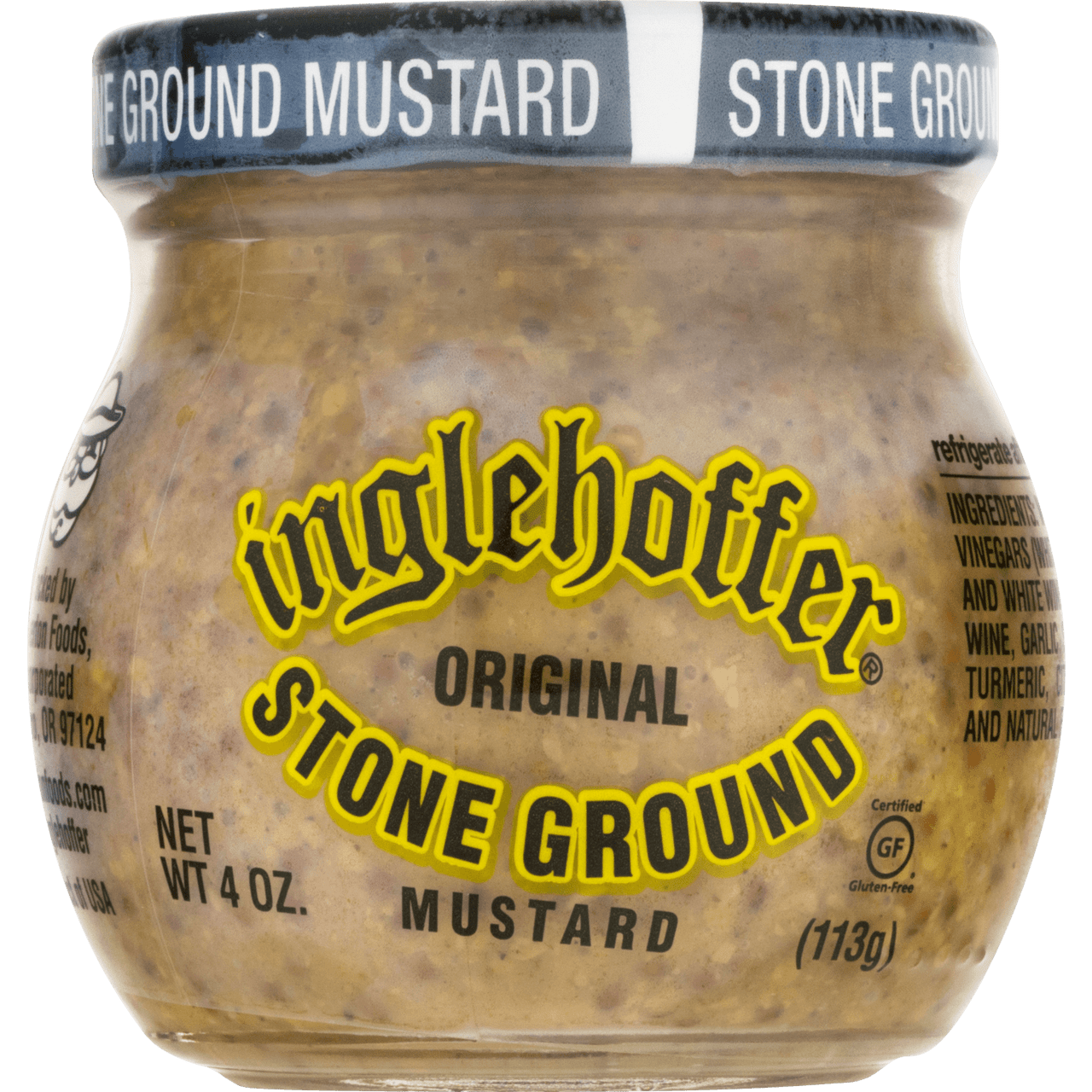 Inglehoffer Stone Ground Mustard (12x4OZ )-3