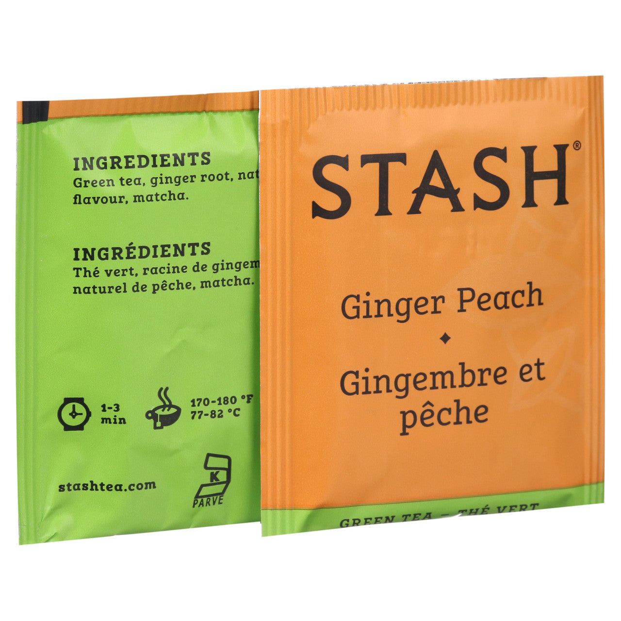 Stash Tea Ginger Peach Green Tea (6x18 Bag)-8