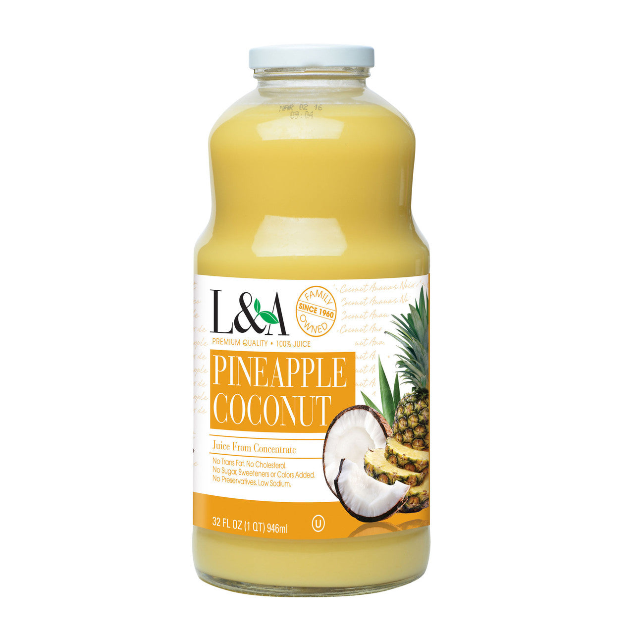 L & A Juice Pineapple/Coconut (6x32OZ )-0