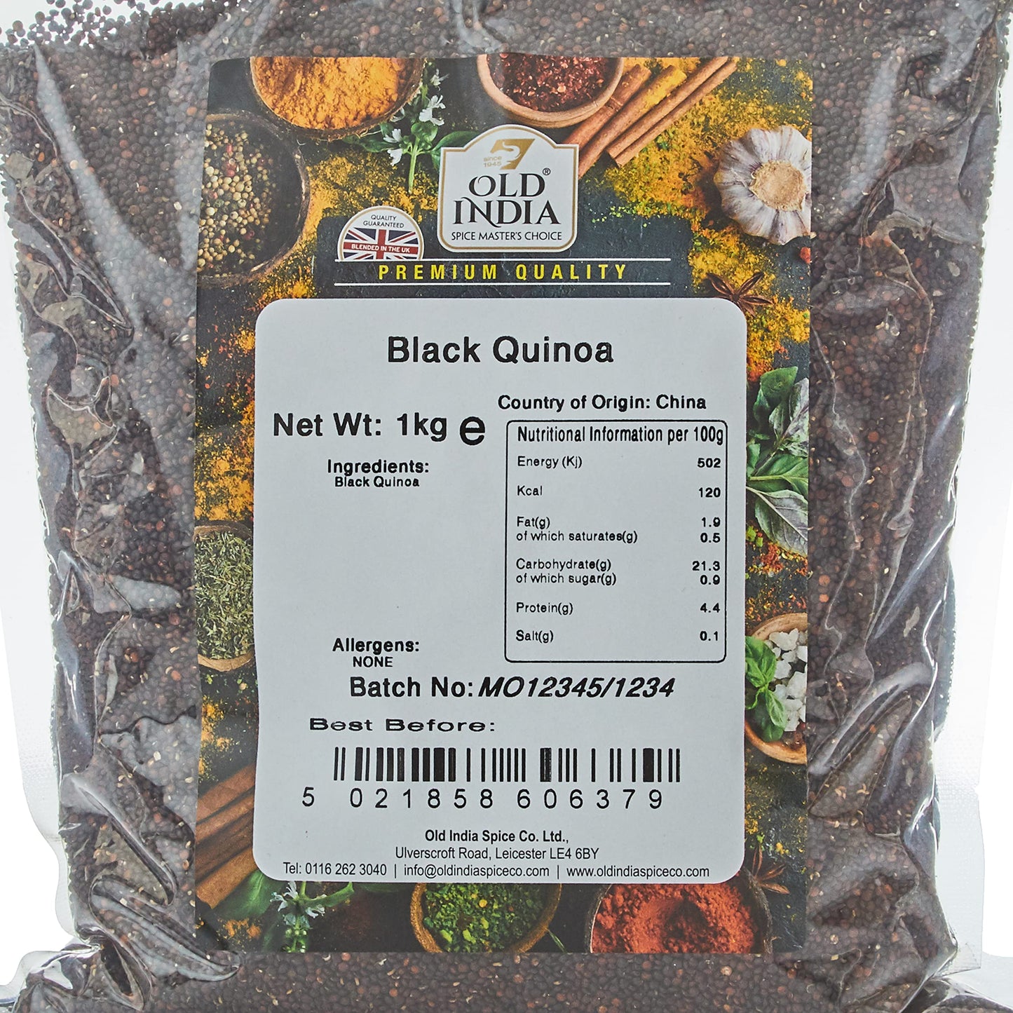 Old India Black Quinoa 1kg