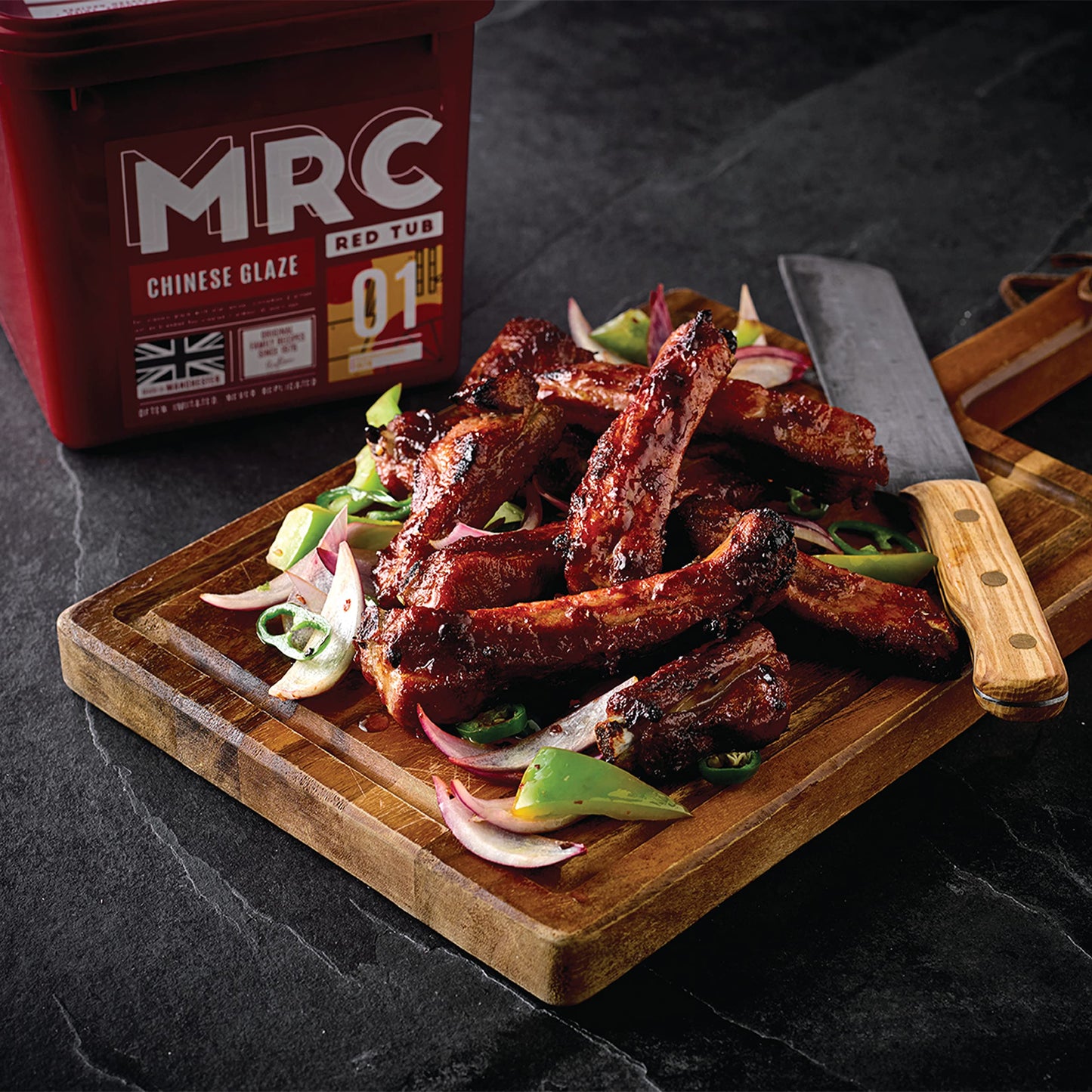 MRC Chinese Glaze 2.5kg – Chinese Seasoning for Meat & Vegetables – Ideal Chinese Marinade for BBQs – Star Anise, Ginger & Cinnamon Spices (Packing May Vary)