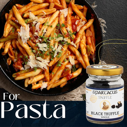 Spartacus Whole Black Truffle Natural Aroma, NO ADDITIVES OR PRESERVATIVES (Whole Truffle 10g)
