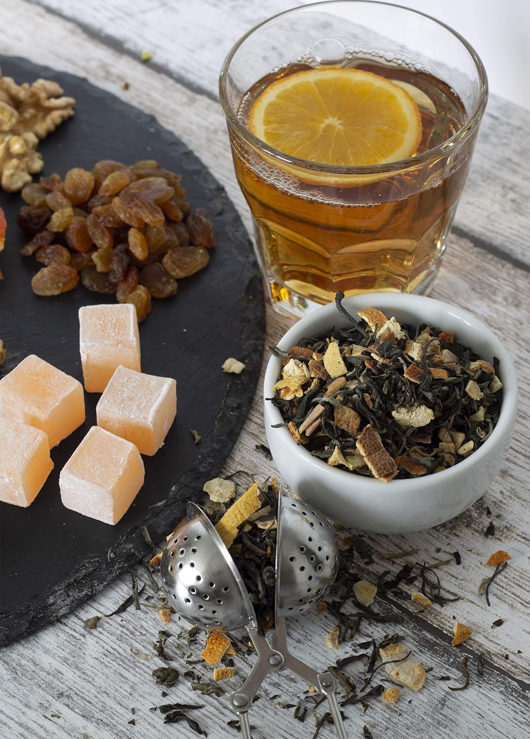 Turkish Delight White Box Orange Flavour 230g-4