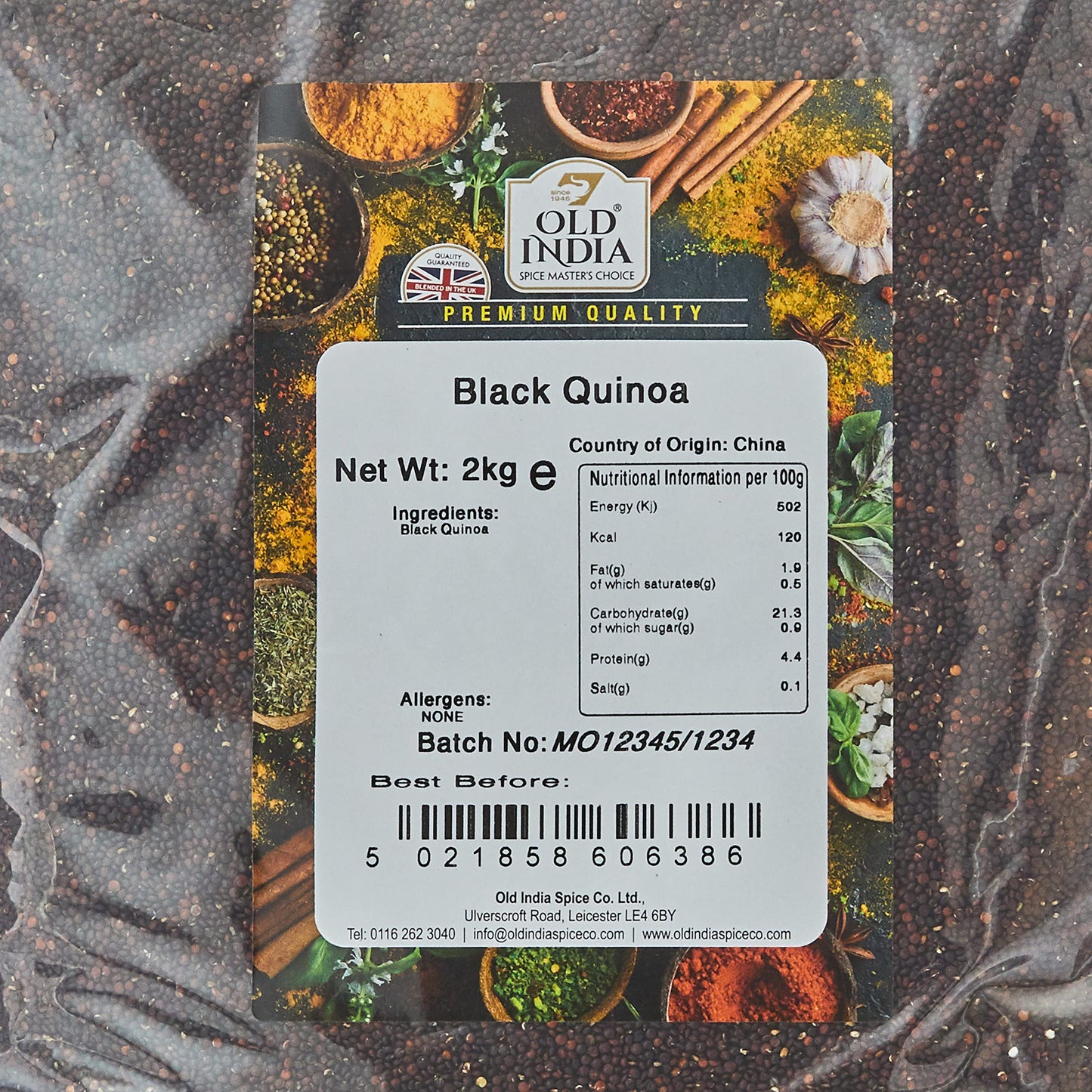 Old India Black Quinoa 1kg