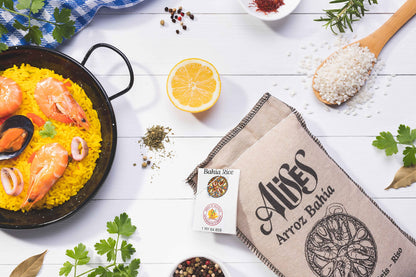 Alises - 1 Kg Paella Rice Bahia D.O. Valencia - Arroz Bahia, Spanish Premium Rice for Paella