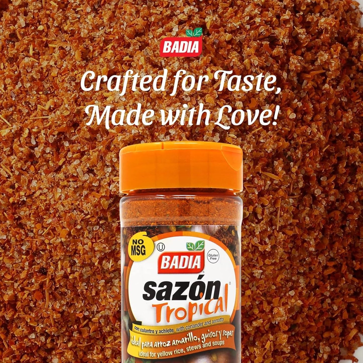 Badia Sazon Tropical With Coriander And Annato, 6.75 oz