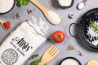 Alises - 1 Kg Paella Rice Bahia D.O. Valencia - Arroz Bahia, Spanish Premium Rice for Paella