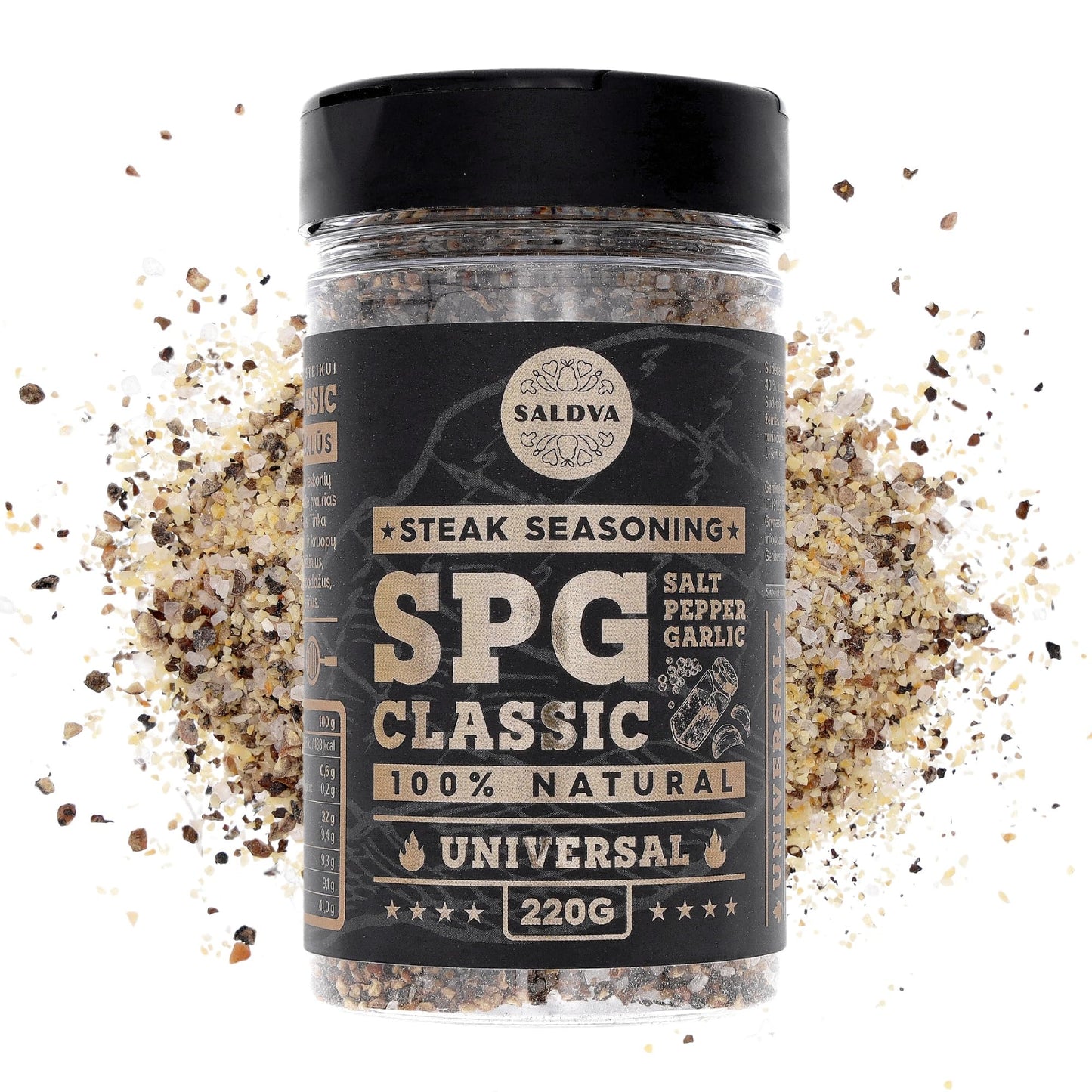 Premium Truffle Steak & BBQ Rub – Limited Edition Gourmet Seasoning – Infused with Truffles for Luxurious Flavour – Unique Blend of Spices - Large Jar (200g)