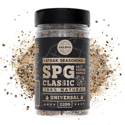 Premium Truffle Steak & BBQ Rub – Limited Edition Gourmet Seasoning – Infused with Truffles for Luxurious Flavour – Unique Blend of Spices - Large Jar (200g)