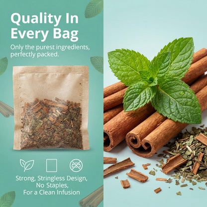 Dalgety Pure Peppermint Tea Bags - All Natural Herbal Infusion Natural Tea, Delicious and Packed with Unique Health Benefits, Caffeine Free (3 Pack - 54 Teabags)