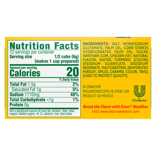 Knorr Chicken Bouillon Cubes (24x2.5Oz)-1