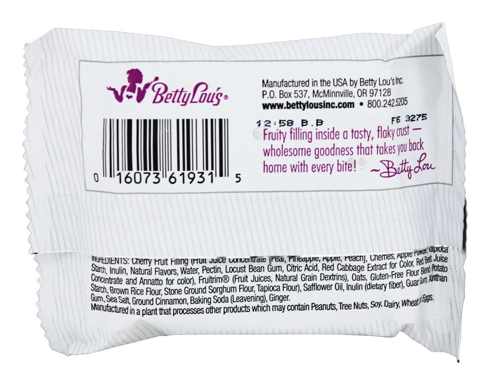 Betty Lou's Cherry Fruit Bar (12x2 Oz)-2