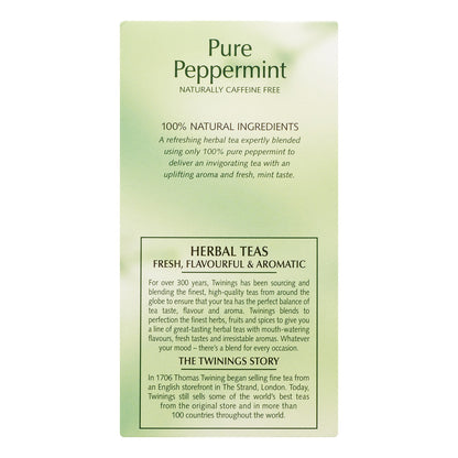 Twinings Pure Peppermint Tea (6x20 Bag)-13