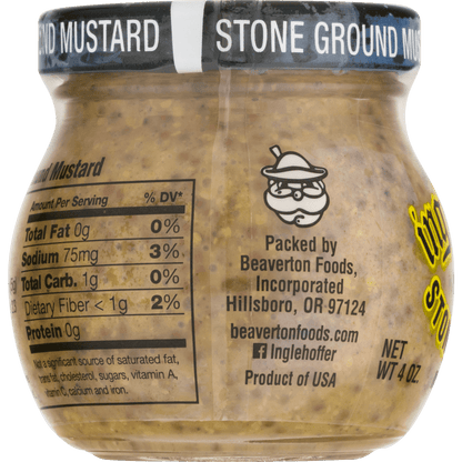 Inglehoffer Stone Ground Mustard (12x4OZ )-4