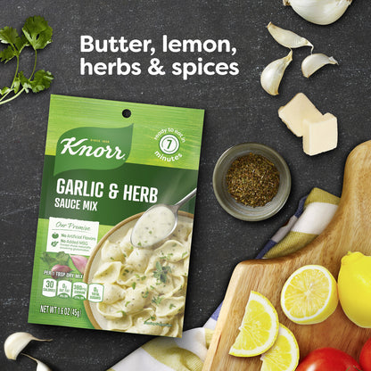 Knorr Pasta Sauces Garlic Herb Sauce Mix (12x1.6Oz)-2