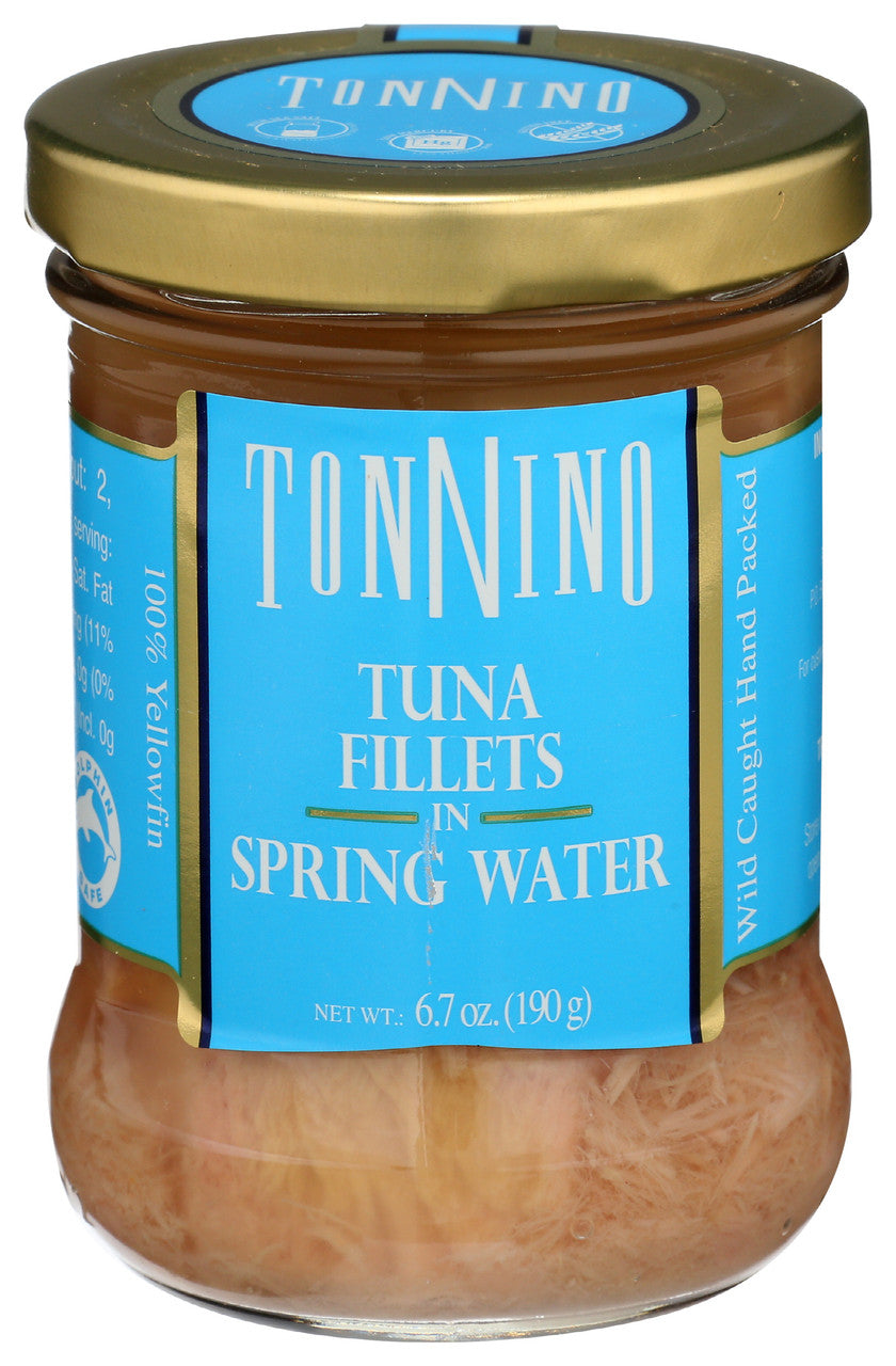 Tonnino Tuna Fillets In Spring Water (6x6.7 OZ)-0