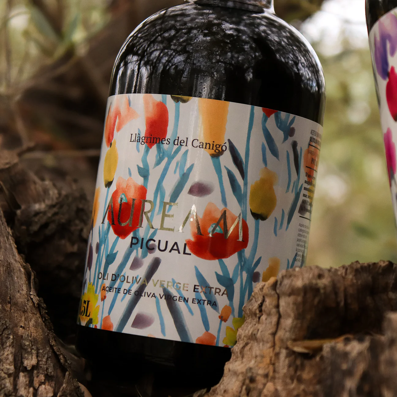 Auream Picual – Premium Spanish Extra Virgin Olive Oil (EVOO) 500ml (16.9 fl oz) – Llàgrimes del Canigó-3