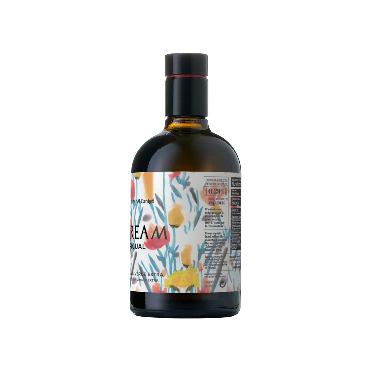 Auream Picual – Premium Spanish Extra Virgin Olive Oil (EVOO) 500ml (16.9 fl oz) – Llàgrimes del Canigó-1