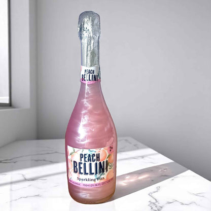Peach Flavoured Bellini - Sparkling Peach Juice 750ml-2