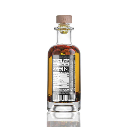 Spicy Chili, Garlic & Pepper Infused Extra Virgin Olive Oil – 250ml / 8.45 fl oz – Llàgrimes del Canigó-1