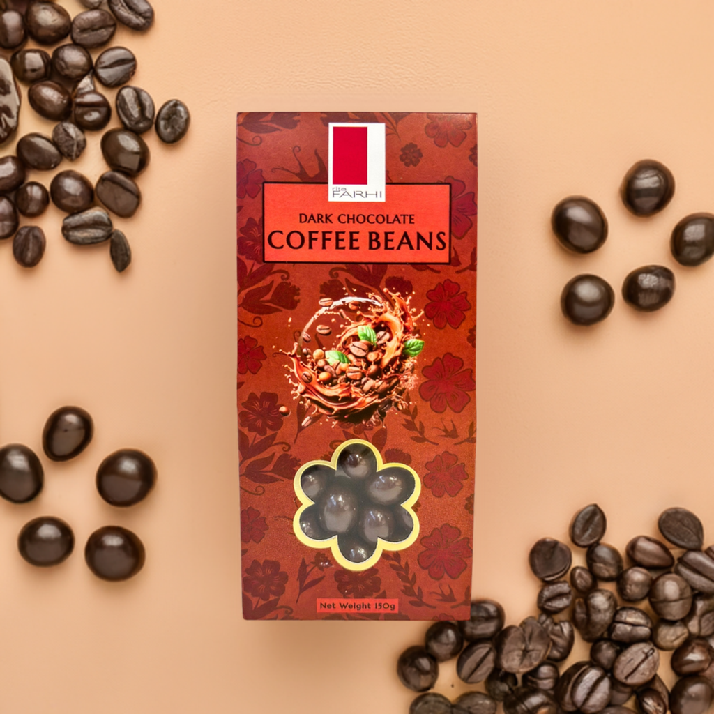 Dark Chocolate Coffee Beans, Palm Oil Free, 150g-1