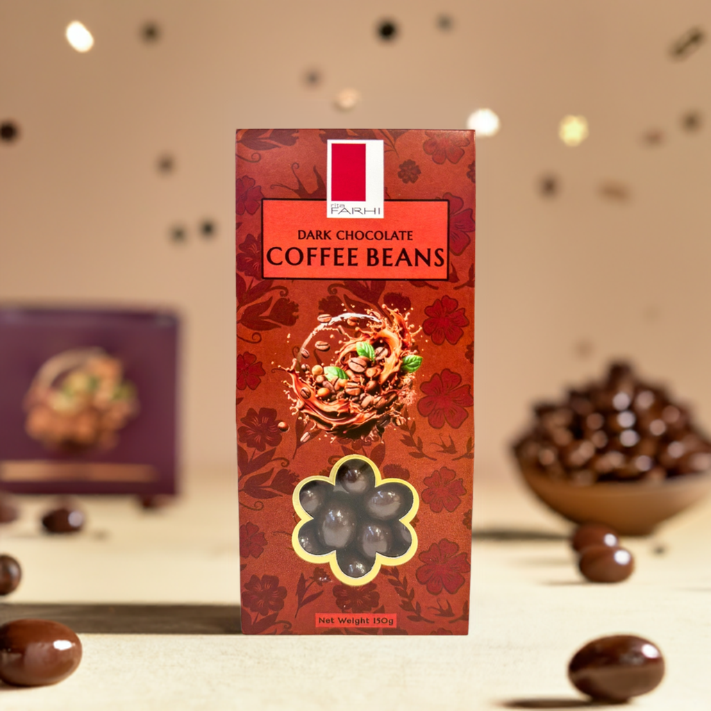 Dark Chocolate Coffee Beans, Palm Oil Free, 150g-2