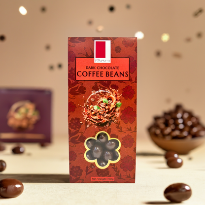 Dark Chocolate Coffee Beans, Palm Oil Free, 150g-2