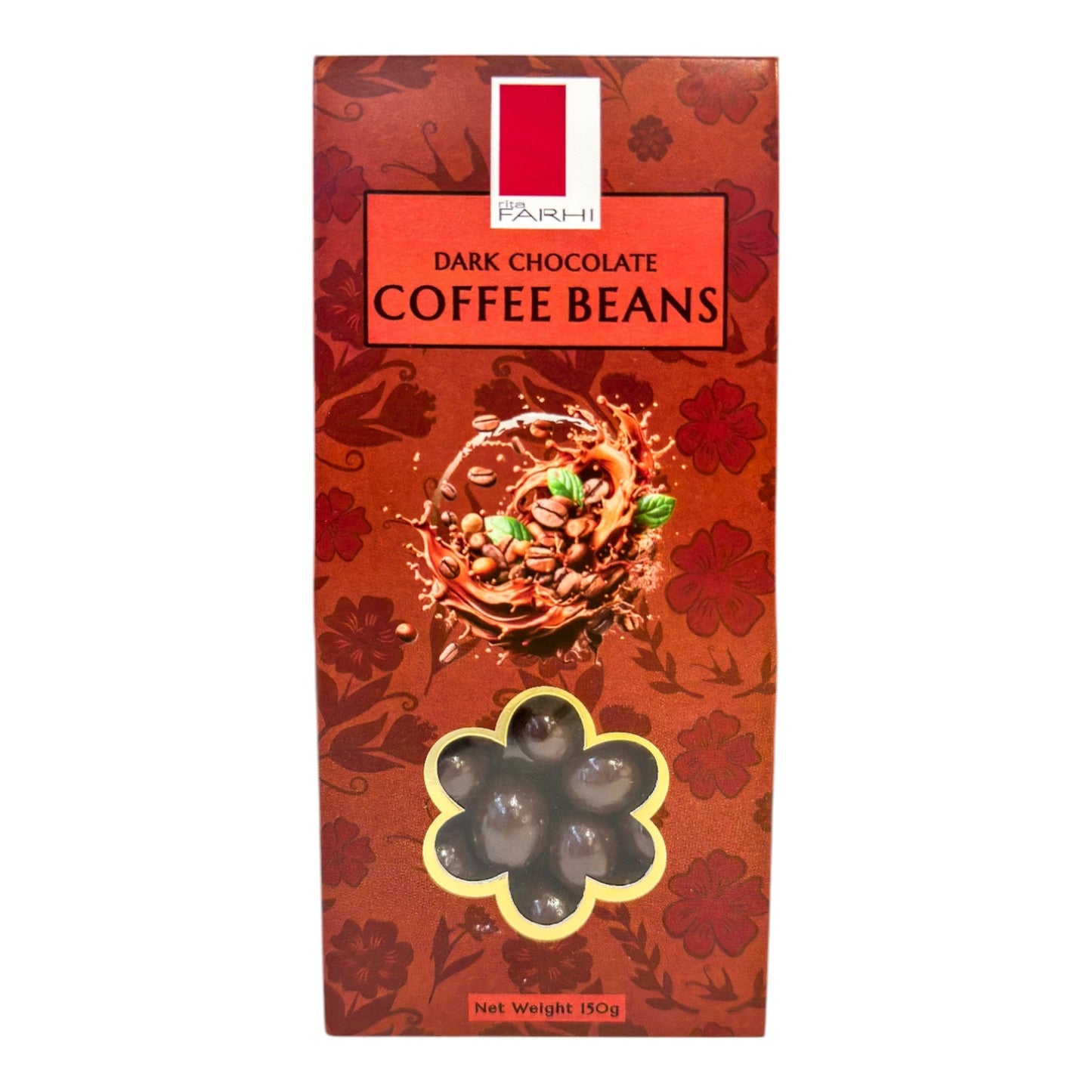 Dark Chocolate Coffee Beans, Palm Oil Free, 150g-0