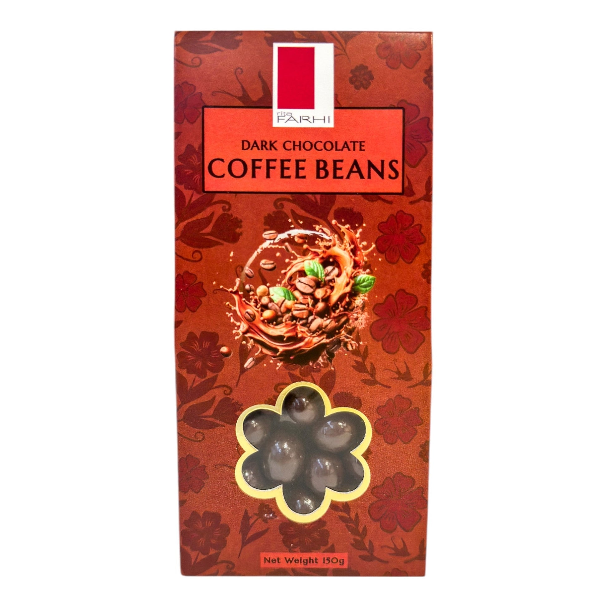 Dark Chocolate Coffee Beans, Palm Oil Free, 150g-0