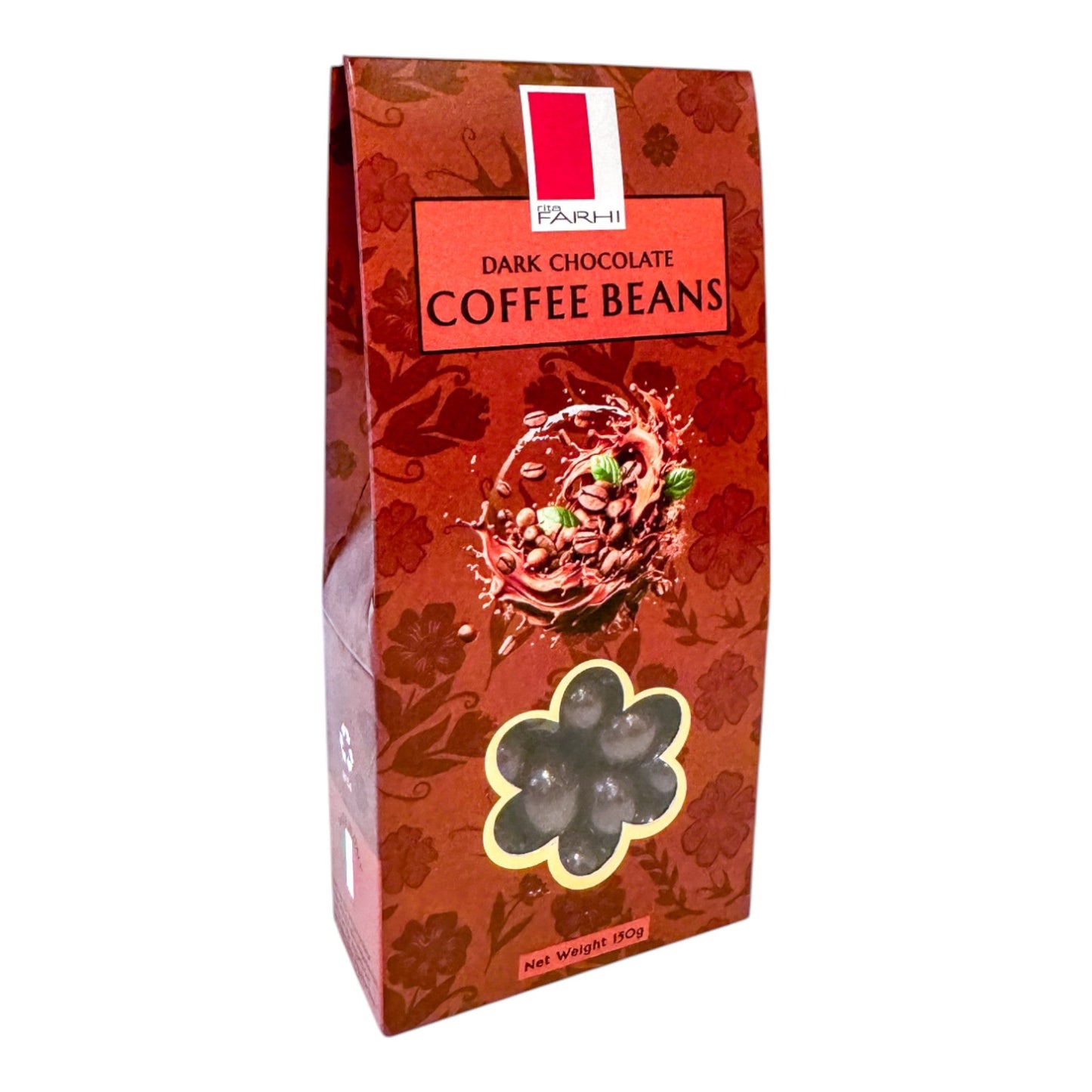 Dark Chocolate Coffee Beans, Palm Oil Free, 150g-3