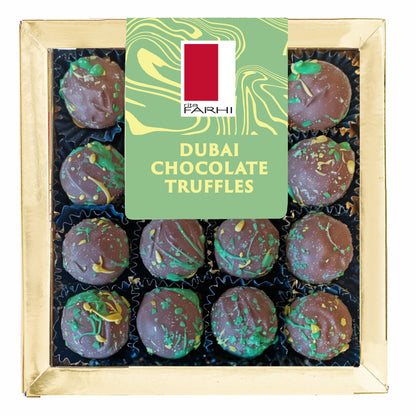 Dubai Chocolate Truffles in Luxury Gift Box, 192g-0